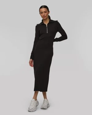 Czarna sukienka dzianinowa damska Varley Alexis Midi Dress