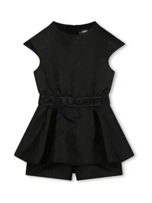 Czarna Sukienka Dziecięca Vestito Karl Lagerfeld