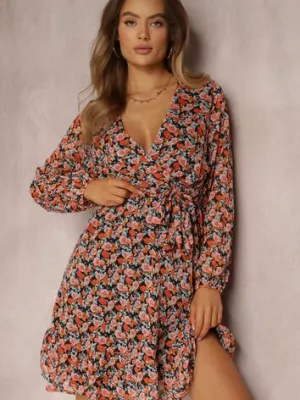 Czarno-Czerwona Sukienka Hellolea rosa