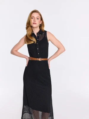 Czarna sukienka midi TARANKO