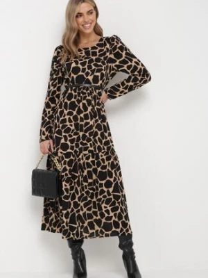 Czarna Sukienka Nesehe rosa