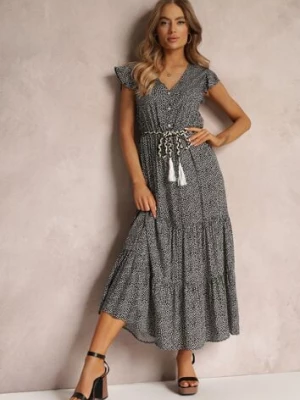 Czarna Sukienka Tudielle r&f fashion