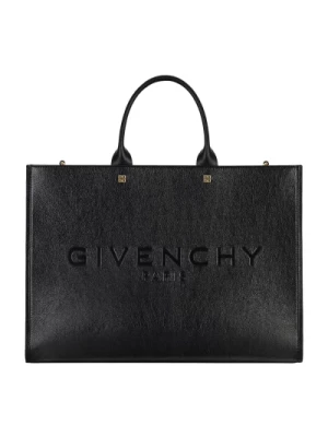 Czarna torba G-Tote Medium z skóry Givenchy