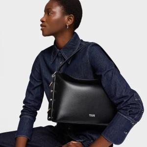 Czarna Torba Miejska Tous Jewelry Studs - Tous