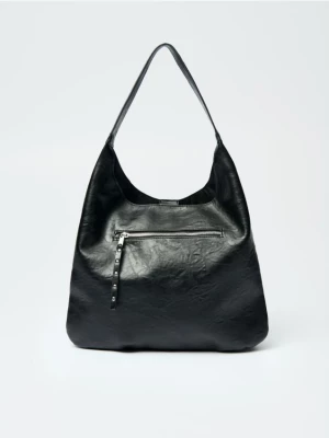 Czarna torba shopper typu hobo House