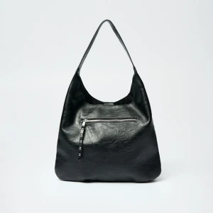 Czarna torba shopper typu hobo House