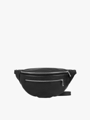 Czarna torebka nerka - crossbody Ryłko
