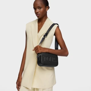 Czarna Torebka Przez Ramię Typu Reporter Tous La Rue New - Tous