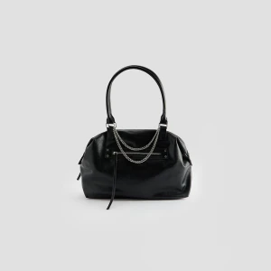 Czarna torebka shopper z łańcuszkiem House