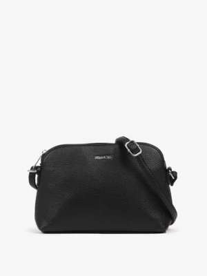 Czarna Torebka Typu Listonoszka o Prostokątnym Kształcie Silisette francis