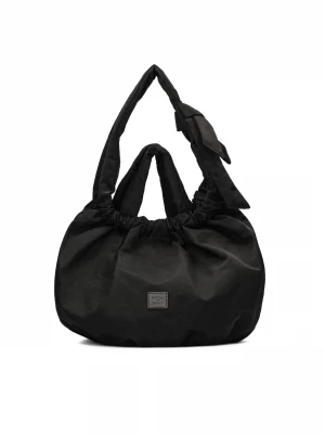 Czarna torebka w kształcie worka z kolekcji kazar x kasia