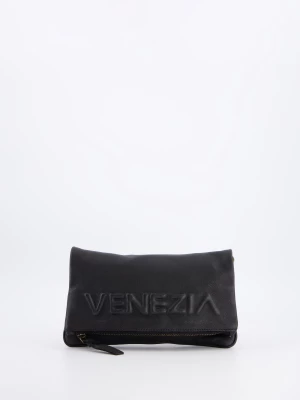 CZARNA TOREBKA Z BRELOKIEM PLE073 BLACK Venezia