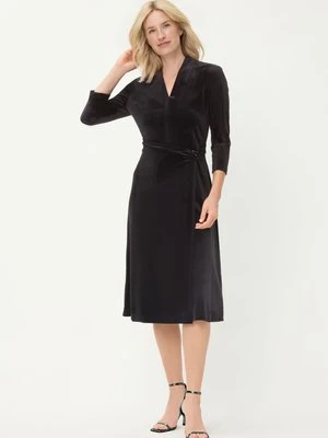 Czarna welurowa sukienka – Liaison en Vogue Olsen