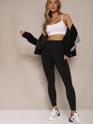 Czarne Basicowe Legginsy High Waist Lunita yu & me