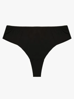 Czarne Bezszwowe Majtki Typu Stringi Tenazura finella