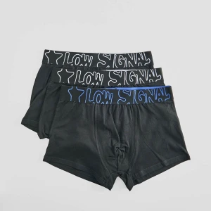 Czarne bokserki Low Signal 3-pak House