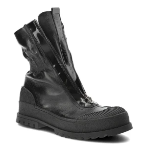 Czarne Botki Armodo Modne Obuwie Damskie