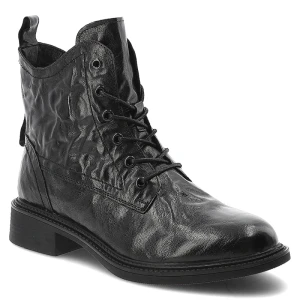 Czarne Botki Artiker Modne Obuwie Damskie