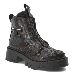 Czarne Botki Artiker Stylowe Obuwie Damskie