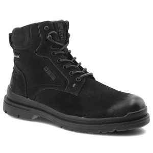 Czarne Botki Big Star Ocieplane Obuwie Męskie