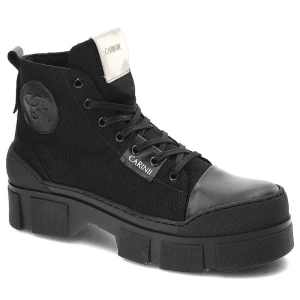 Czarne Botki Carinii Modne Buty Damskie