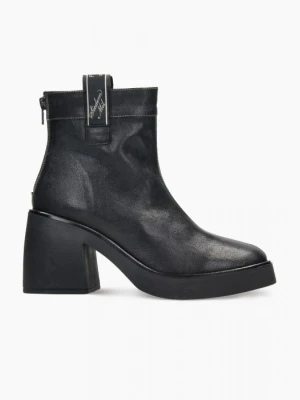 Czarne botki damskie 7mil