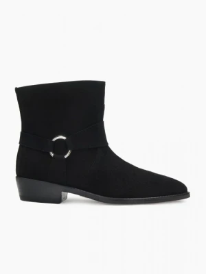 Czarne botki damskie 7mil