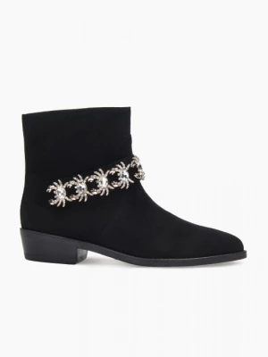 Czarne botki damskie 7mil