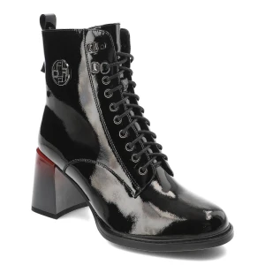 Zdjęcie produktu Czarne Botki Filippo Eleganckie Obuwie Damskie Na Obcasie