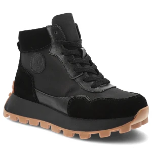 Czarne Botki Filippo Ocieplane Buty Damskie