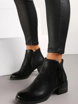 Czarne Botki Vices Crash