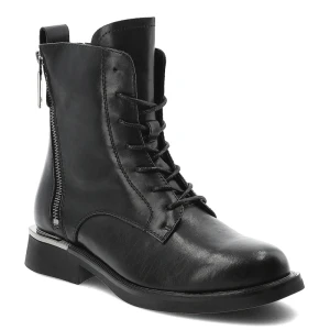 Czarne Botki Vinceza Wygodne Buty Damskie