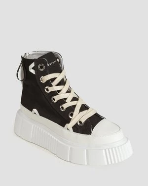 Czarne buty damskie Inuikii Matilda Canvas High 23