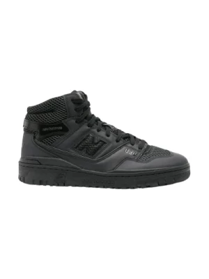 Czarne Buty High-Top z Siatkowymi Wstawkami Junya Watanabe