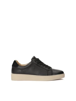 Czarne buty męskie w sportowym stylu Kazar