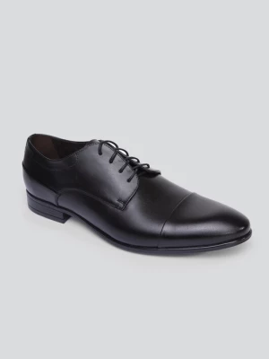 Czarne buty skórzane 00127C90DNA Giacomo conti