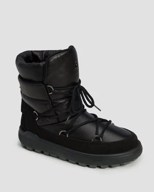 Czarne Buty Skórzane Damskie Bogner Chamonix S 11a