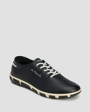Czarne Buty Skórzane Damskie Tbs Jazaru