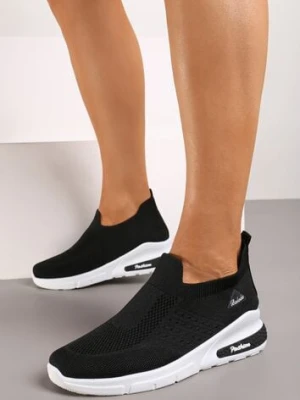 Czarne Buty Sportowe Amathane