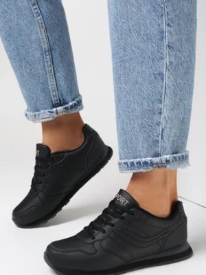 Czarne Buty Sportowe Laodosa