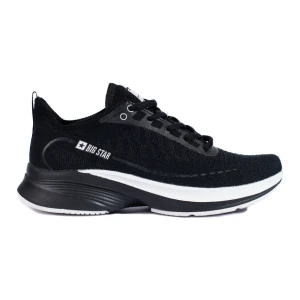 Czarne buty sportowe na grubej podeszwie Big Star LL274327