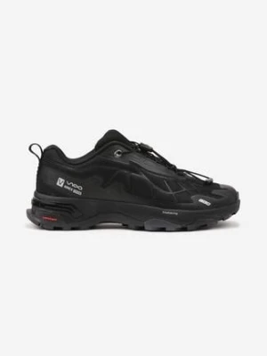 Czarne Buty Sportowe Sneakersy Ozdobione Tłoczeniem Rilonea