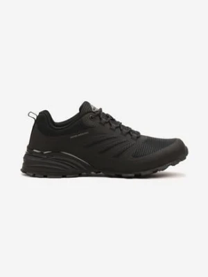 Czarne Buty Sportowe Sneakersy z Efektem Ombre na Tłoczonej Podeszwie Nelloti