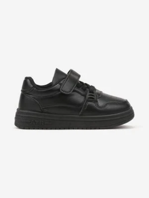 Czarne Buty Sportowe Sneakersy z Ozdobną Aplikacją Venlorie tom.m