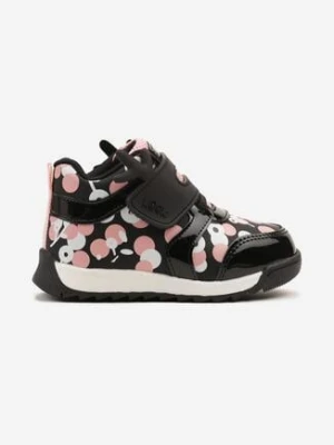 Czarne Buty Sportowe ze Skórzaną Wkładką i Zapięciem na Rzep Meperrla tom.m