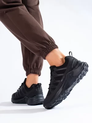 Czarne buty trekkingowe damskie DK Softshell