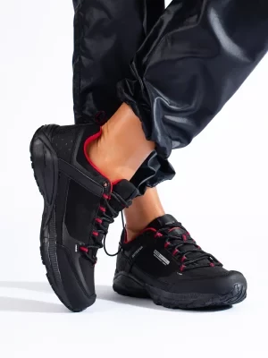 Czarne buty trekkingowe damskie outdoor DK