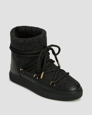 Czarne buty zimowe damskie Inuikii Felt