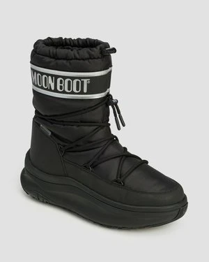 Czarne Buty Zimowe Męskie Moon Boot Moon247 Polar Wp