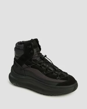 Czarne Buty Zimowe Męskie Moon Boot Moon247 Xlace Mid